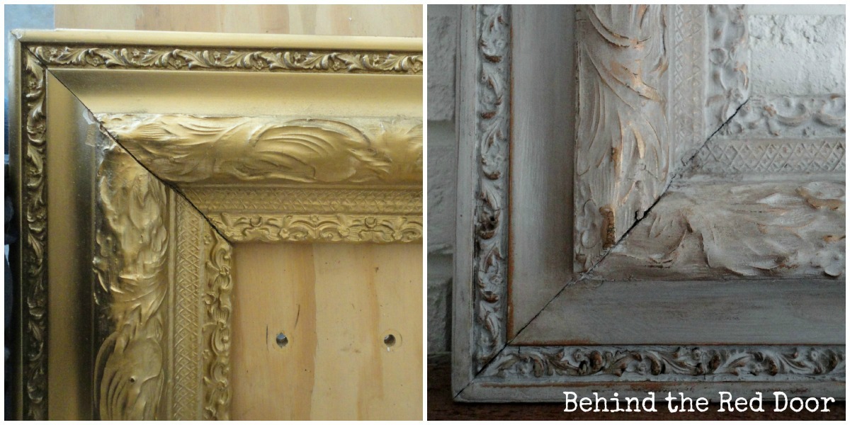 Behind the Red Door Wet Distressing with Annie Sloan Chalk Paint