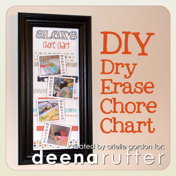 Snappy Stampin' w/ Arielle DIY DRY ERASE CHORE CHART Hybrid Project