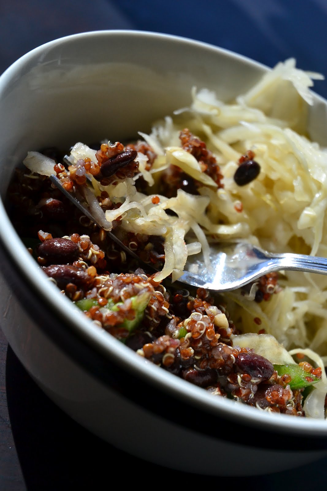Artistically Gluten Free Quinoa Sauerkraut