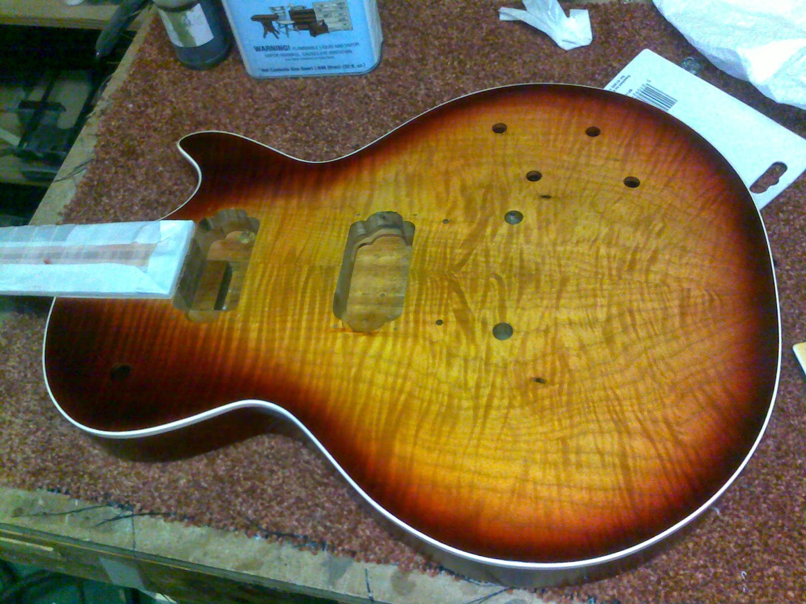 My Guitars and Tonewoods Blog My 59' Les Paul Replica Build