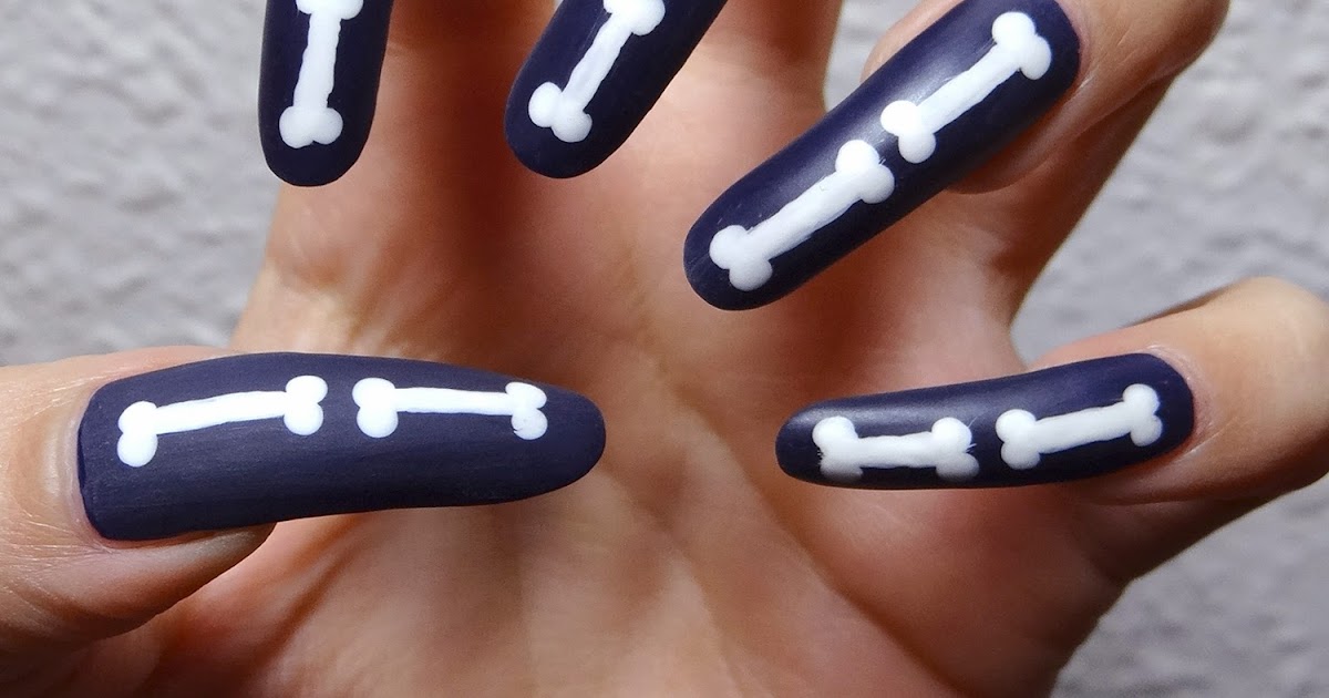 1. Skeleton Hand Nail Art Tutorial - wide 7