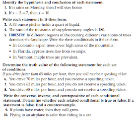 Geometry: 8. Conditional Statements