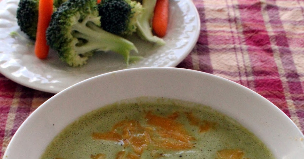 Grain Crazy Quick Blender Broccoli Cheese Soup