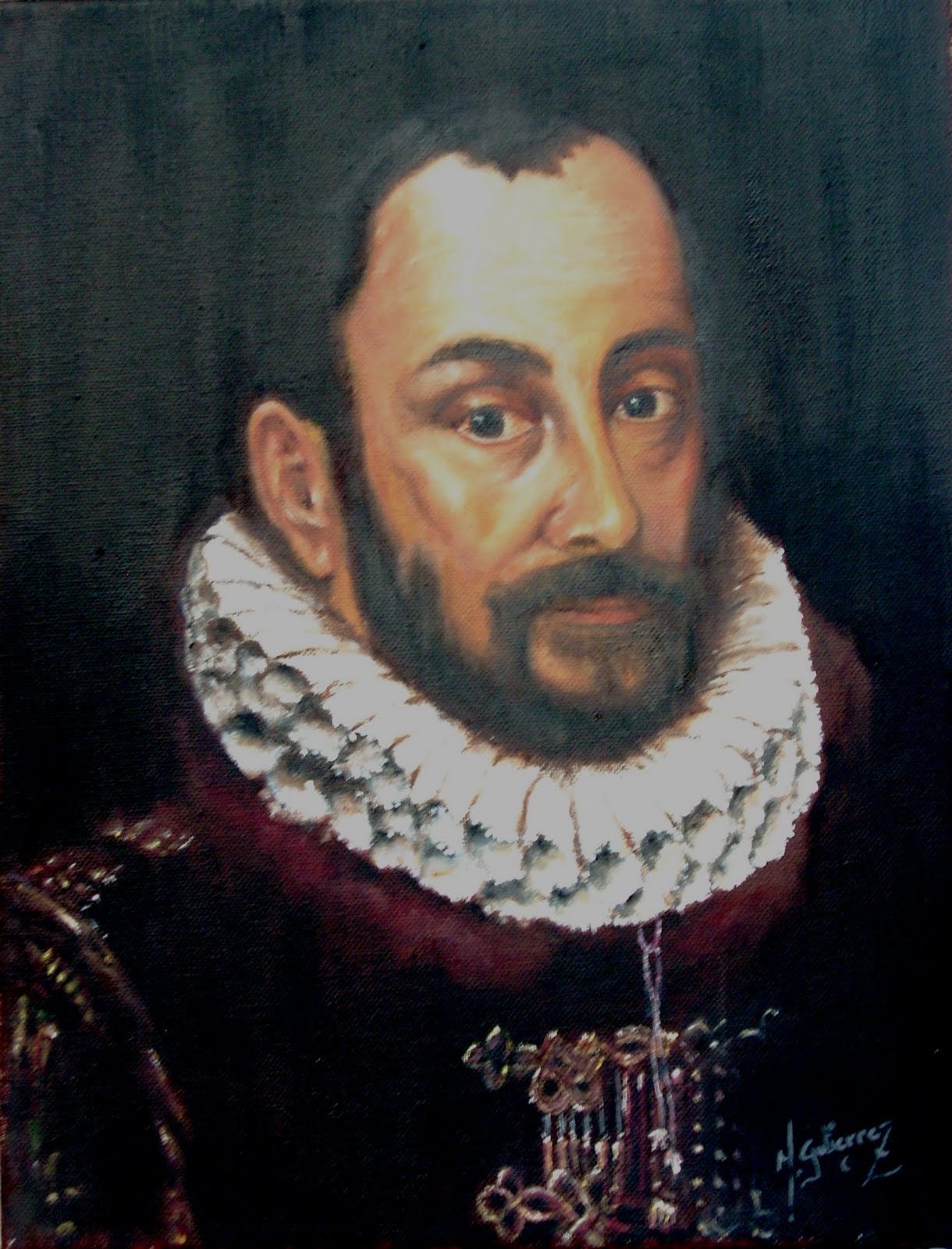 Oleos M.Gutiérrez Zorroza Guillermo I de Orange. apodado 