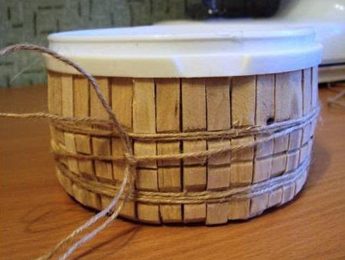 Cómo hacer una canasta de madera ~ lodijoella