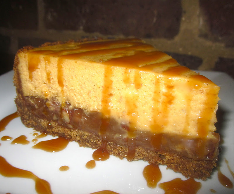Haute + Heirloom Pumpkin Pecan Pie Cheesecake with Gingersnap Crust