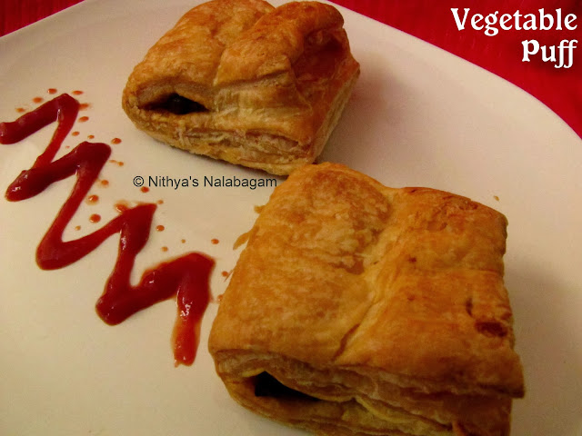 Vegetable Puff | Step by step pictures