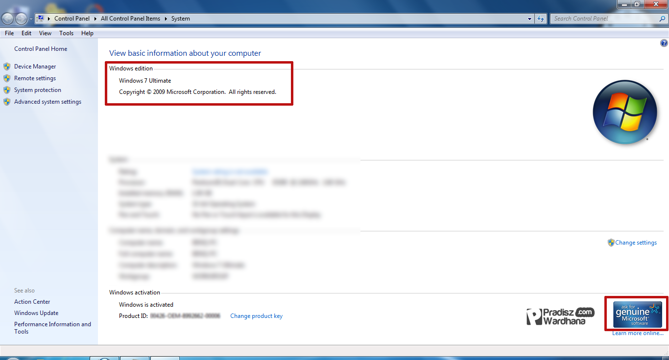 Membuat Windows Bajakan Menjadi Genuine Membuat Windows Bajakan Menjadi Genuine