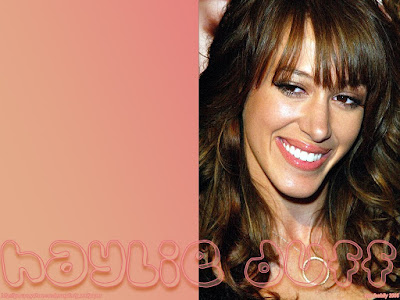 American actress and singersongwriter Haylie Duff Wallpapers