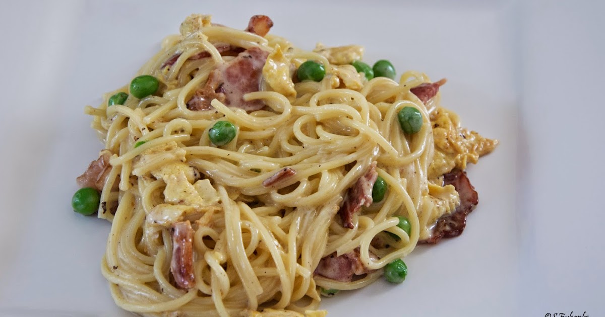 Mason Jars and Me! Spaghetti Carbonara!