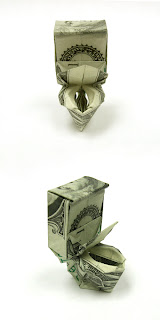 origami o  papiroflexia con dólares