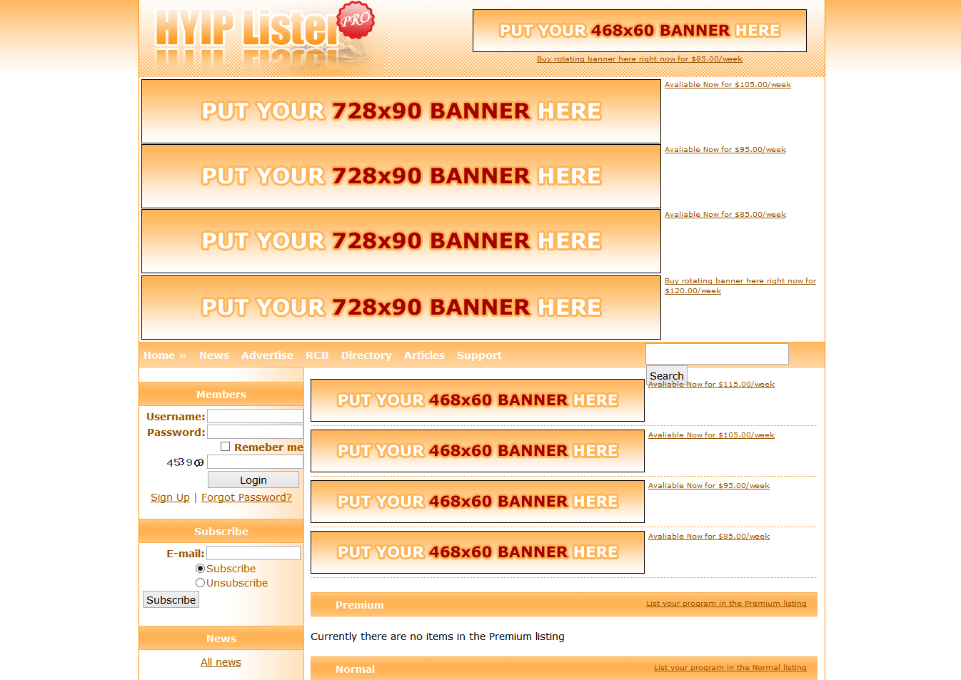 Hyip Lister Pro Nulled Script