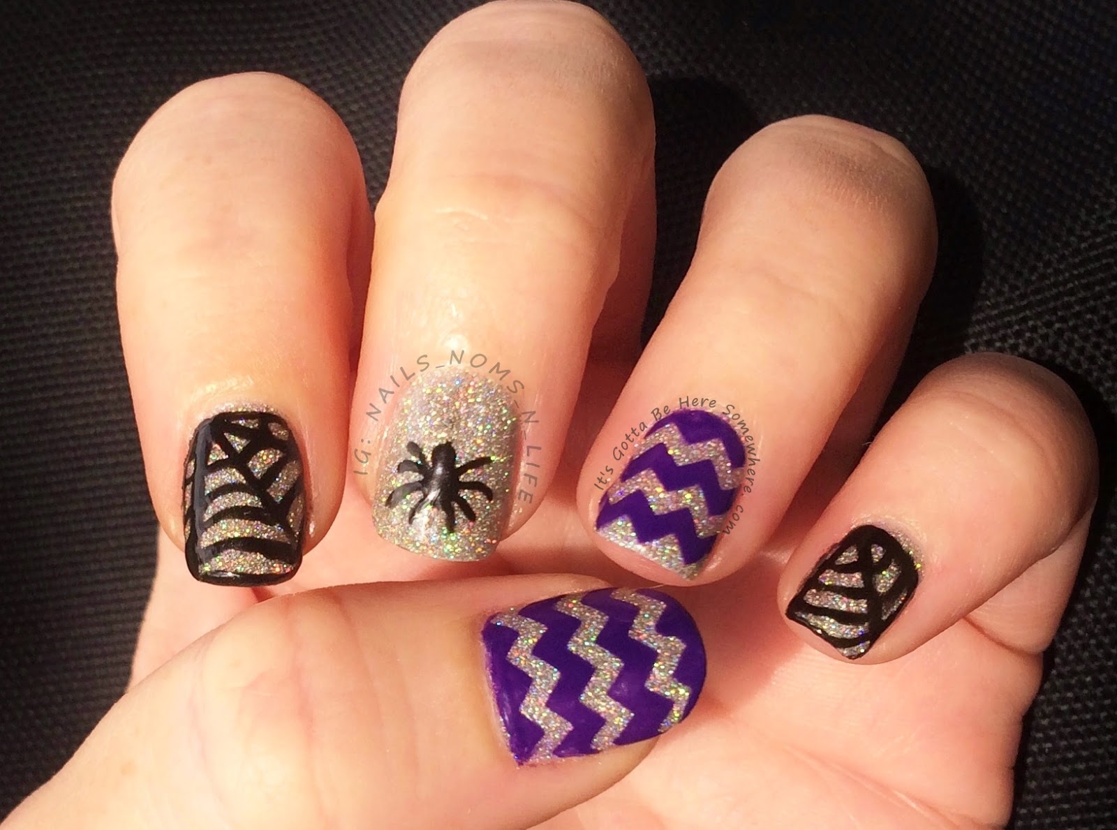 It S Gotta Be Here Somewhere Halloween Nail Art