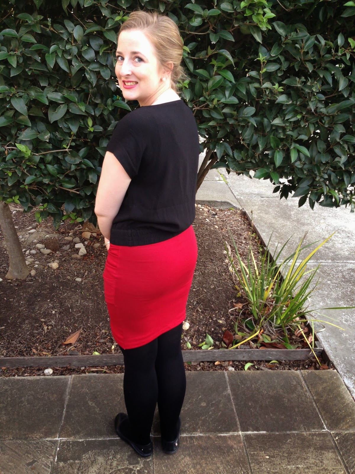 Sewn By Elizabeth Double Draped Skirt Teach Me Fashion