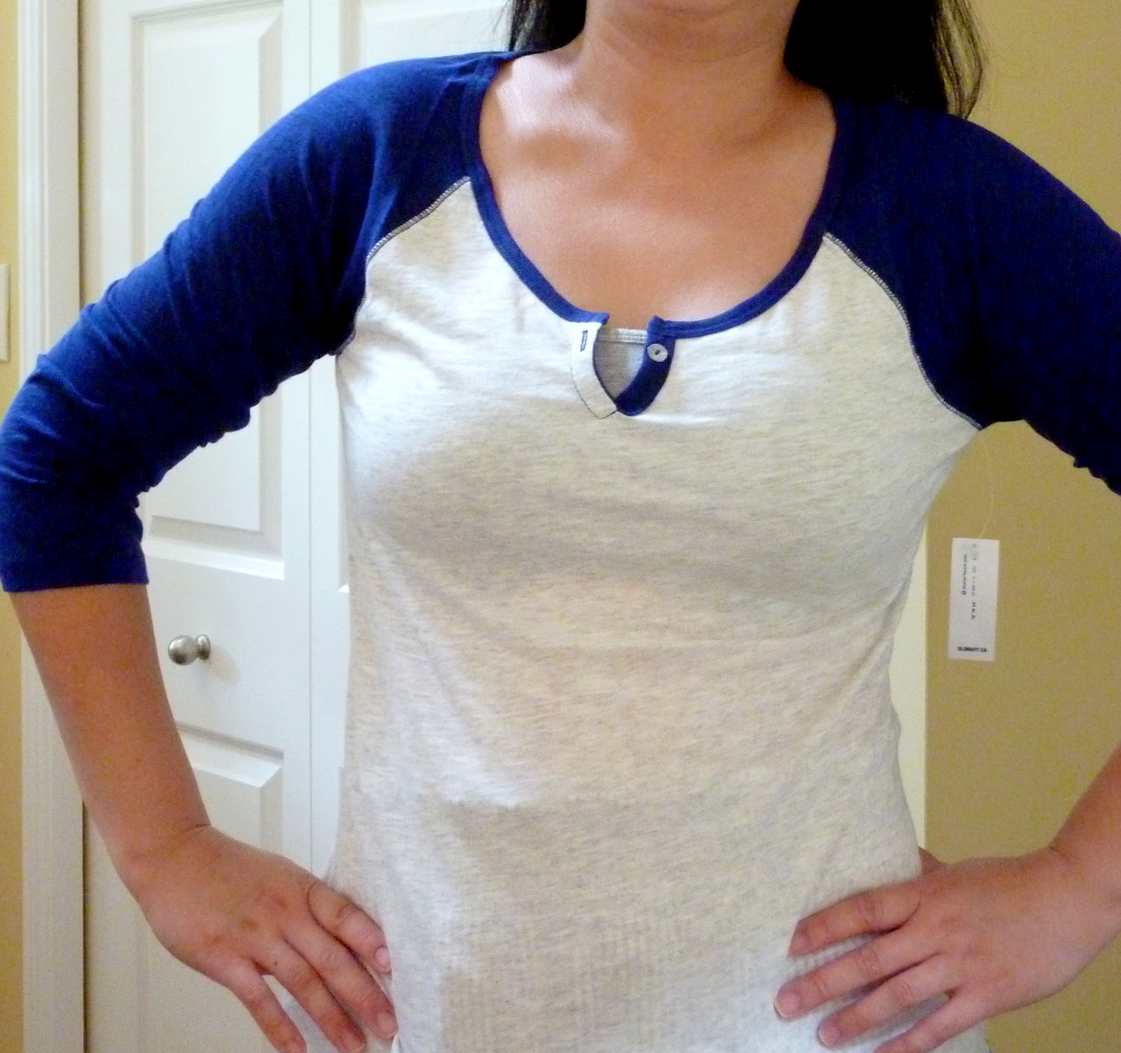 old navy baseball tee