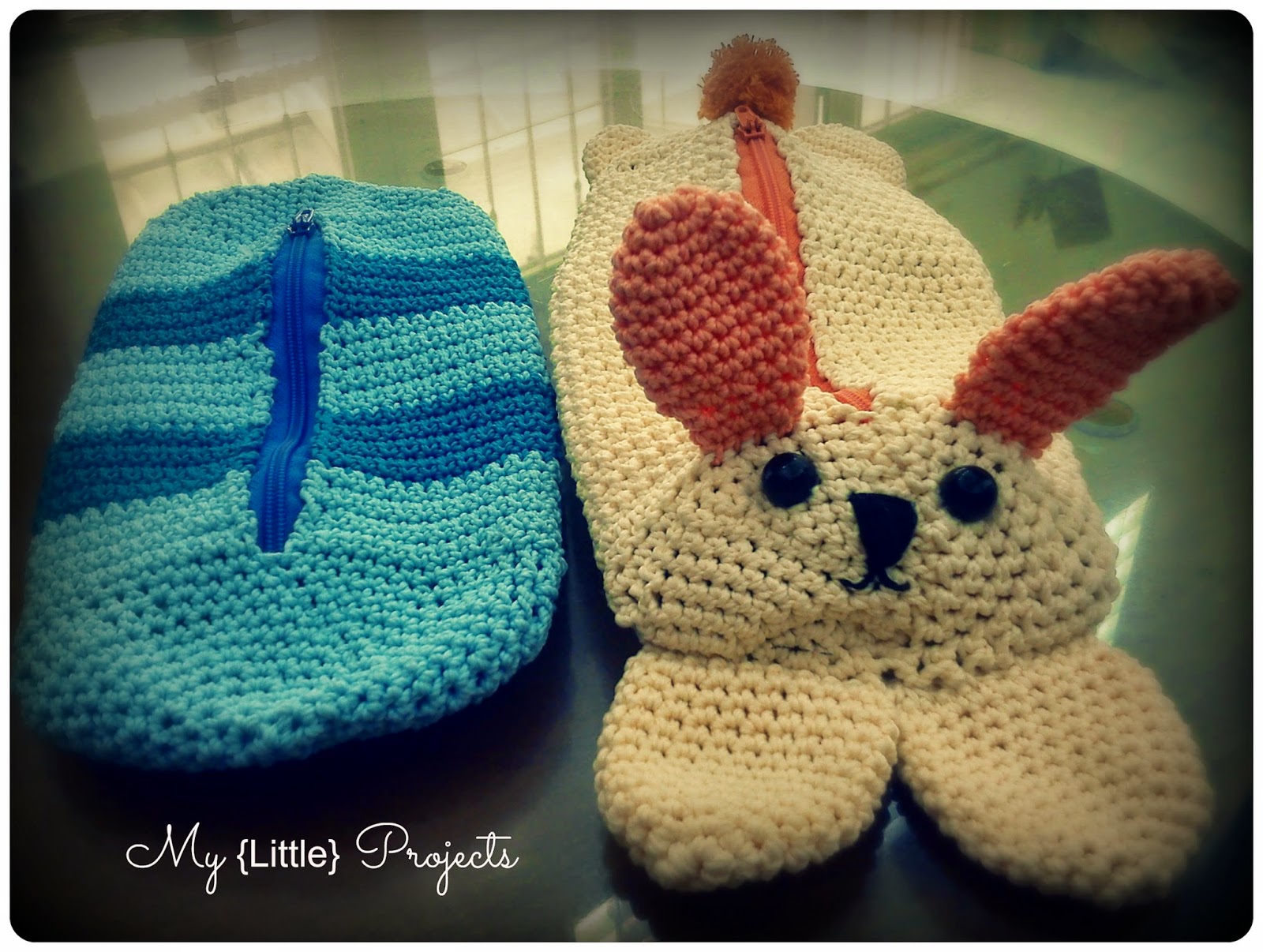 My Little Projects Another crocheted pencil case