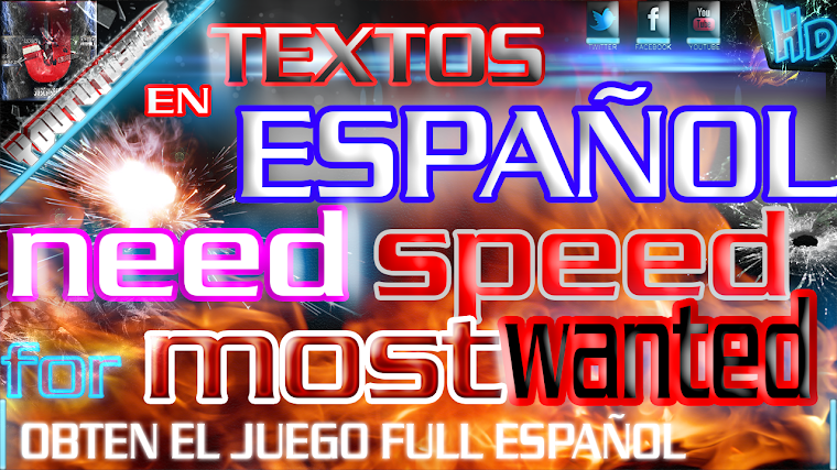 COMO PONER EL TEXTO DEL NEED FOR SPEED MOST WANTED EN ESPAÑOL | 2015