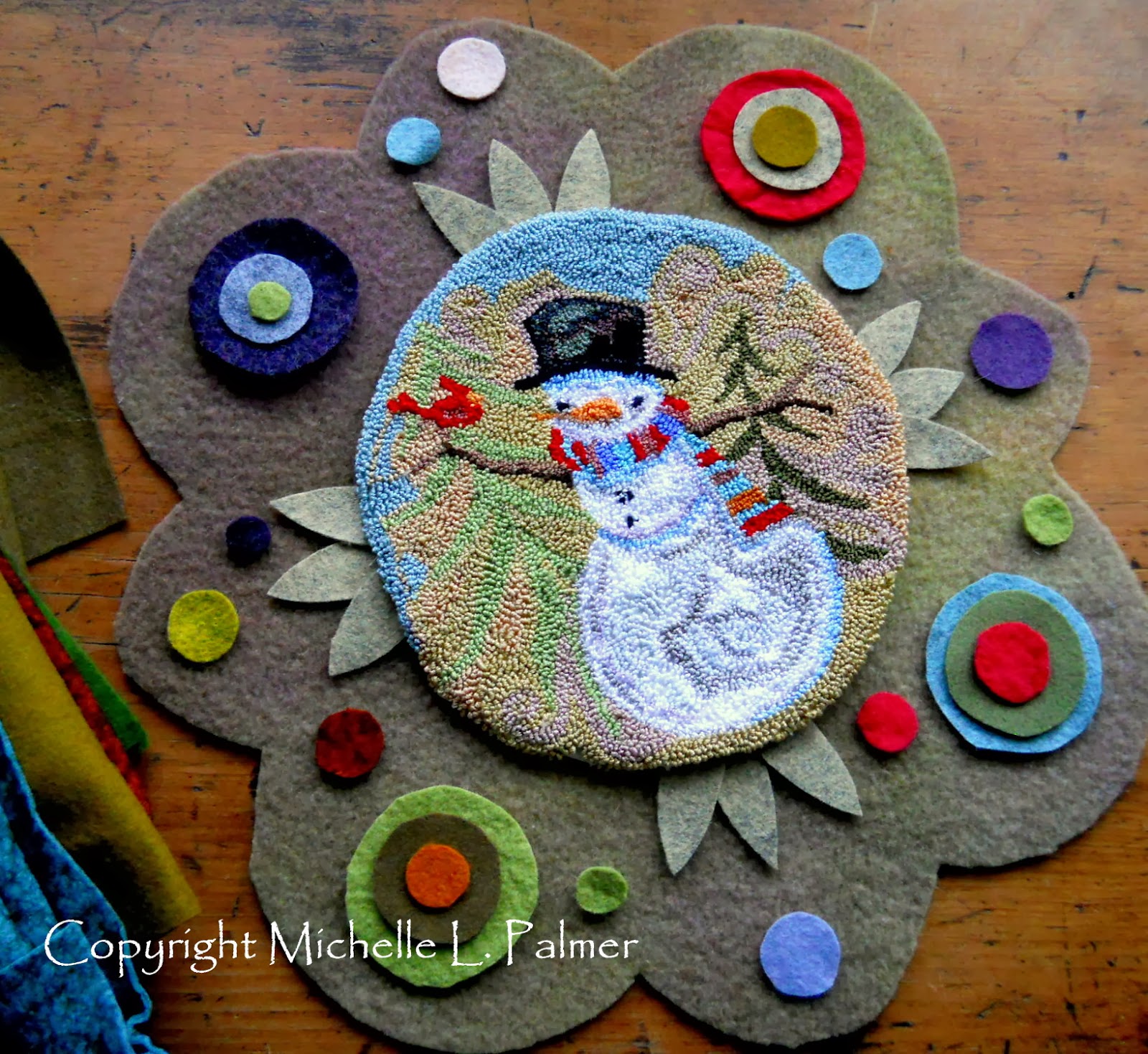 Michelle Palmer Punch needle play...