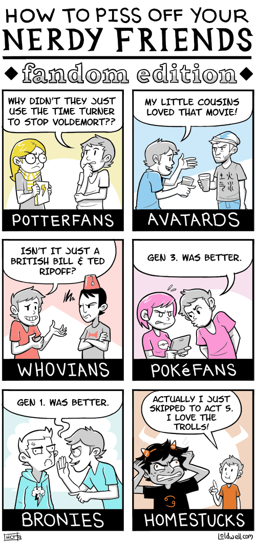 How To Piss Off Your Nerdy Friends Fandom Edition TNG (Times New Geek)