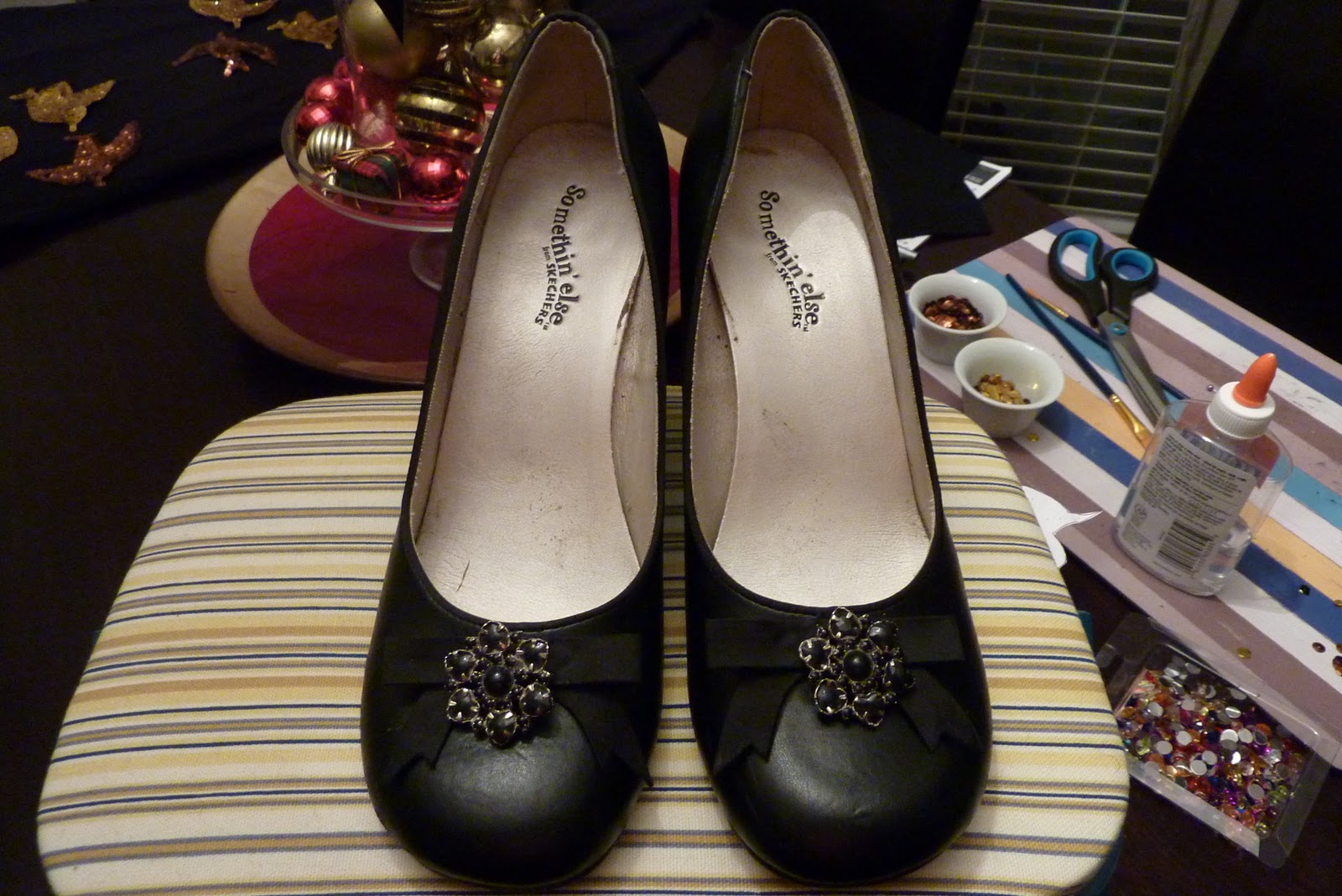 DIY Gem Shoes • Little Miss Mama