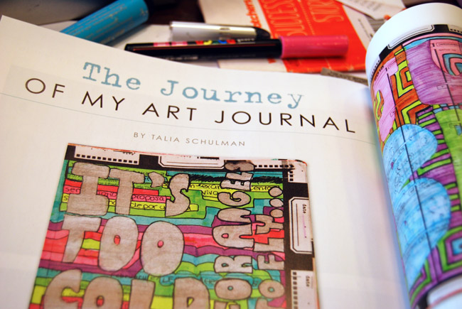 Art Journaling Inspirations → http://schulmanart.blogspot.com/2016/01/my-favorite-art-journaling-magazine.html