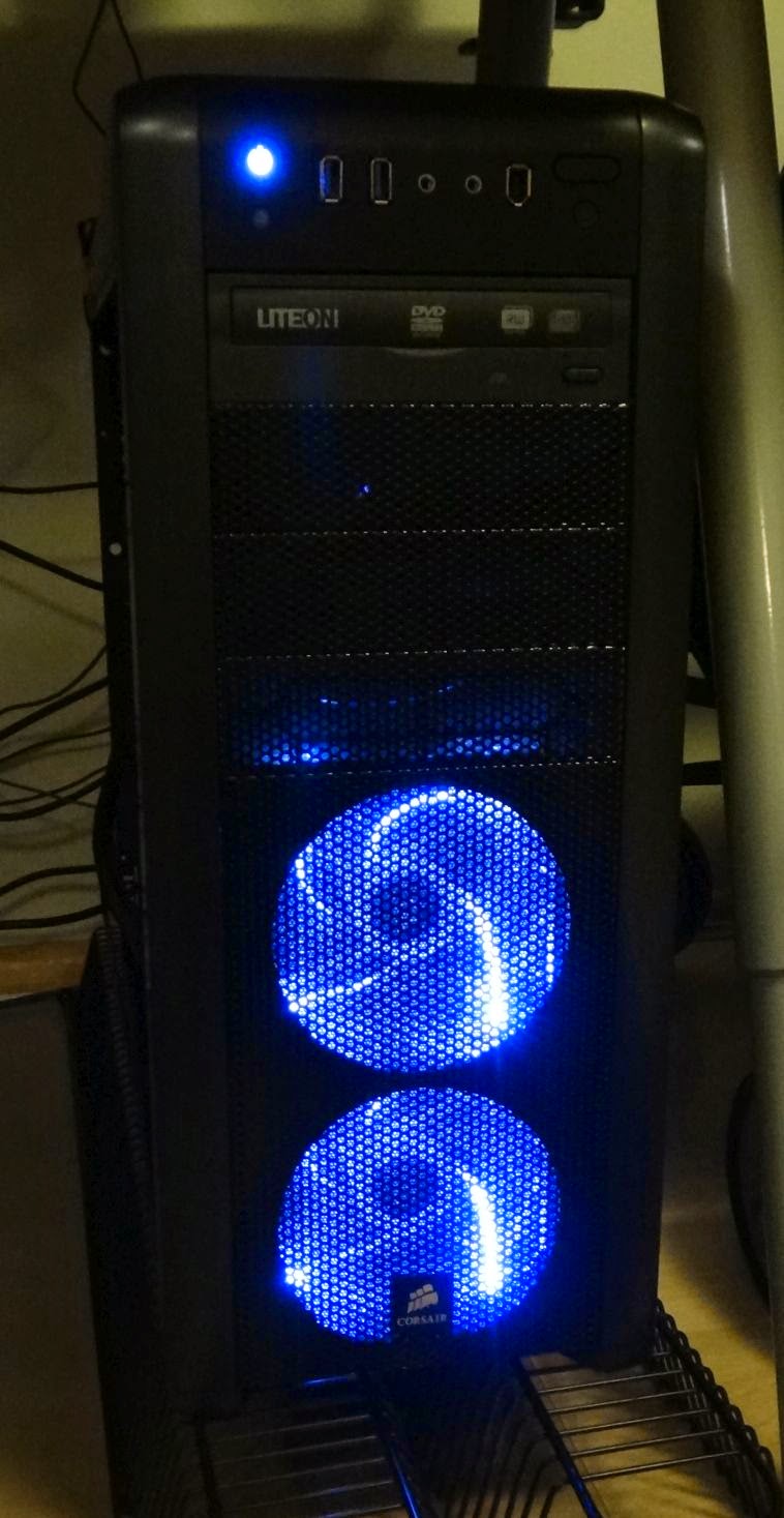 Front view of new pc