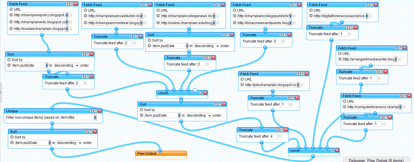 tip rss via yahoo pipes and feed burner john pile jr
