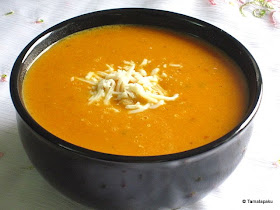 Curried Carrot Lentil Soup