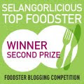 Selangorlicious 2011 Second Prize Winner