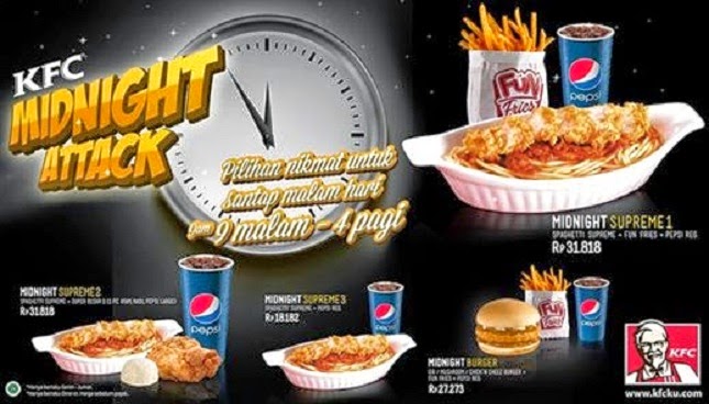 Harga Promo KFC Midnight Attack yang Murah Meriah dan Pas