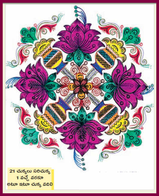 TELUGU WEB WORLD BEAUTIFUL FLOWER POTS SANKRANTHI 2013 SPECIAL MUGGU