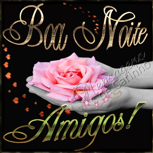 Boa Noite Gifs e Mensagens - imagens com flores de boa noite