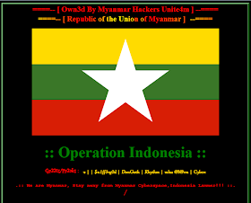 Blogger Indonesia diserang Hacker Myanmar