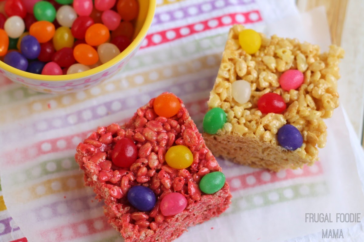 Frugal Foodie Mama Jelly Bean Rice Krispies Treats®