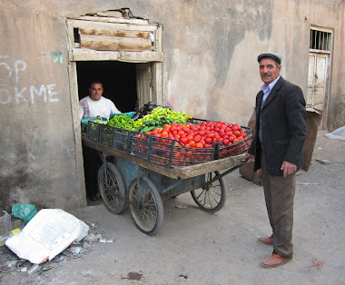 Roadside vegetable cart