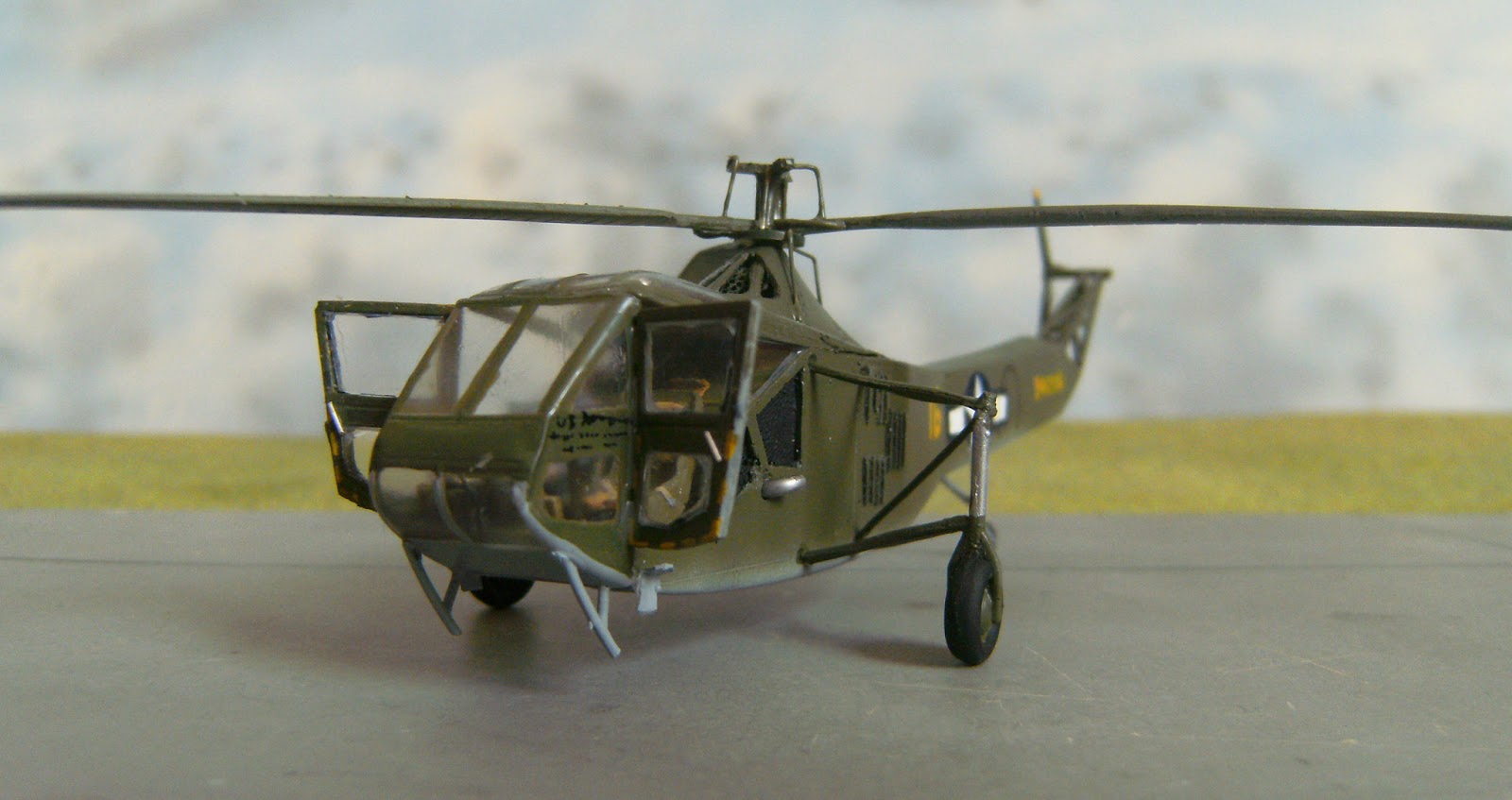 HappyscaleModellbau Sikorsky R4 Hoverfly aeromodell resinkit 1/72
