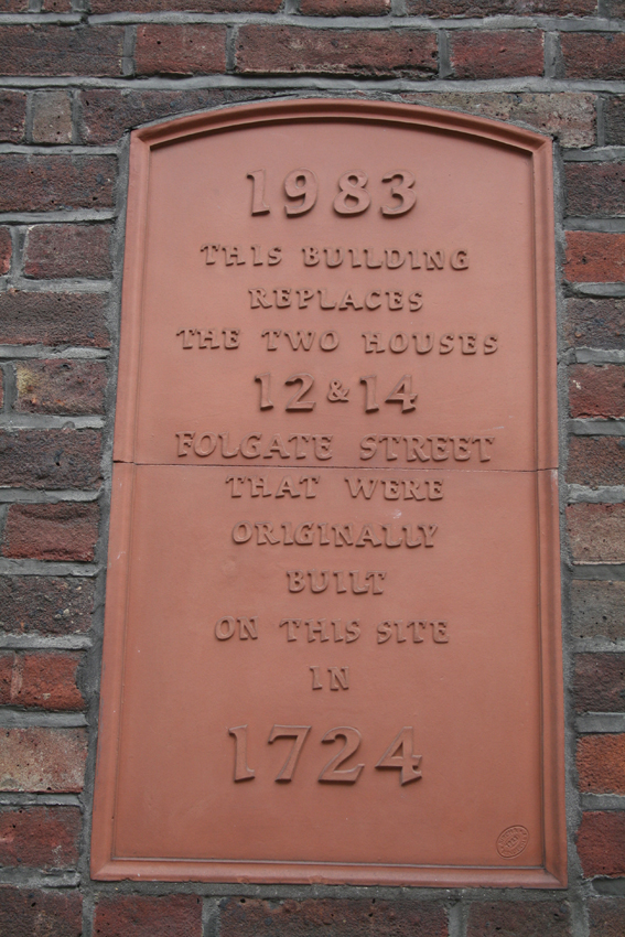 TIM WHITTON Carved THE LIBERTY OF NORTON FOLGATE