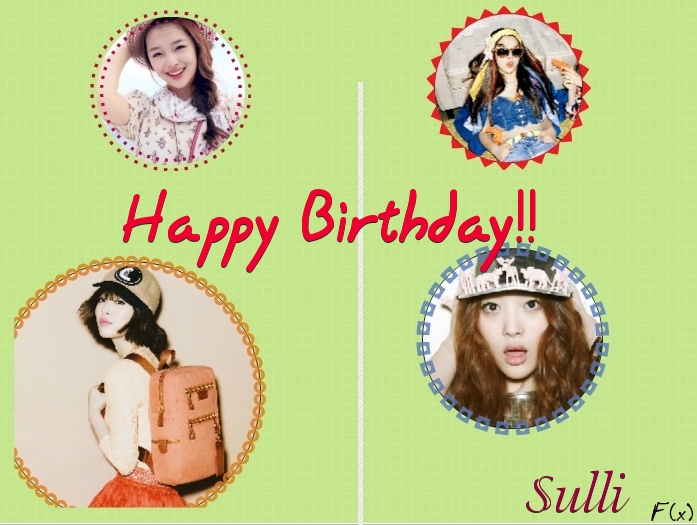 Machi Girl K-Pop Experience: Happy Birthday Sulli!
