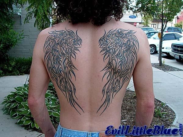 angel wing tattoos on back. wings tattoo - ack tattoo