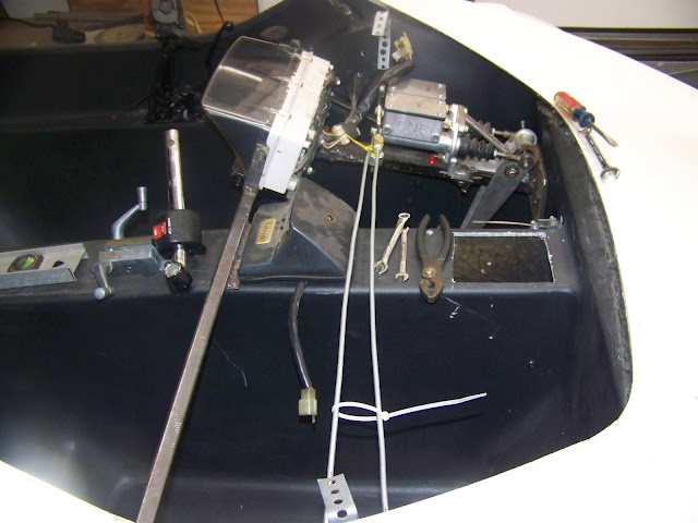 Scott's Reverse Trike: Clutch and Left-hand Controls, Brake Lines