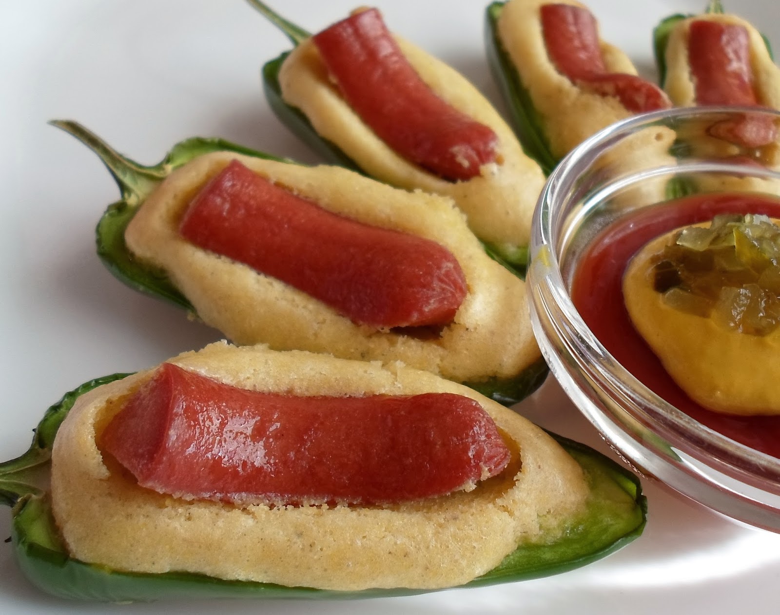 Happier Than A Pig In Mud Corn Dog Stuffed Jalapenos