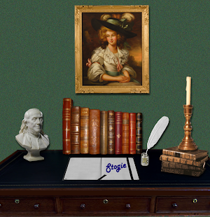 Photoshop Fantasies -- Ben Franklin's Desk