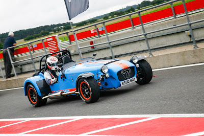 Getting pulled into the pits due to the noisy standard exhaust