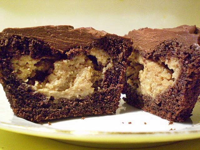Vegan Chocolate Peanut Butter Cupcakes