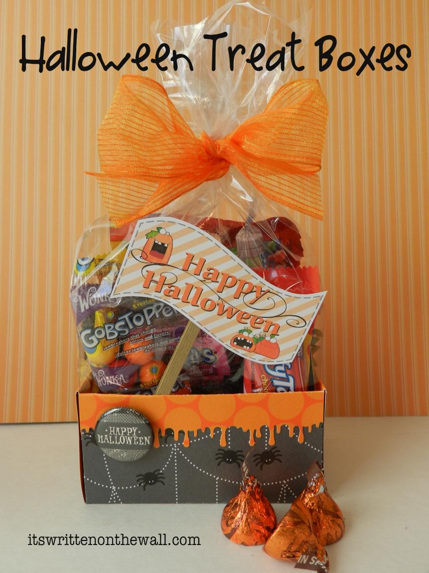 It's Written on the Wall 34 Halloween Treat Tags plus