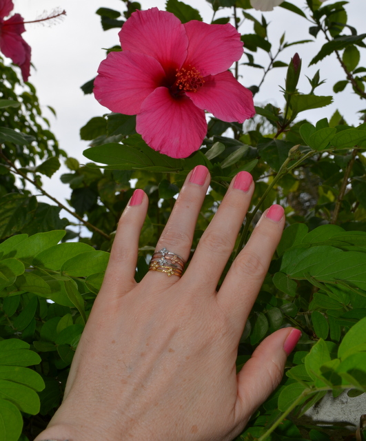 Moraley Flower stackable rings by Stella & Dot Moraley Flower stackable rings by Stella & Dot