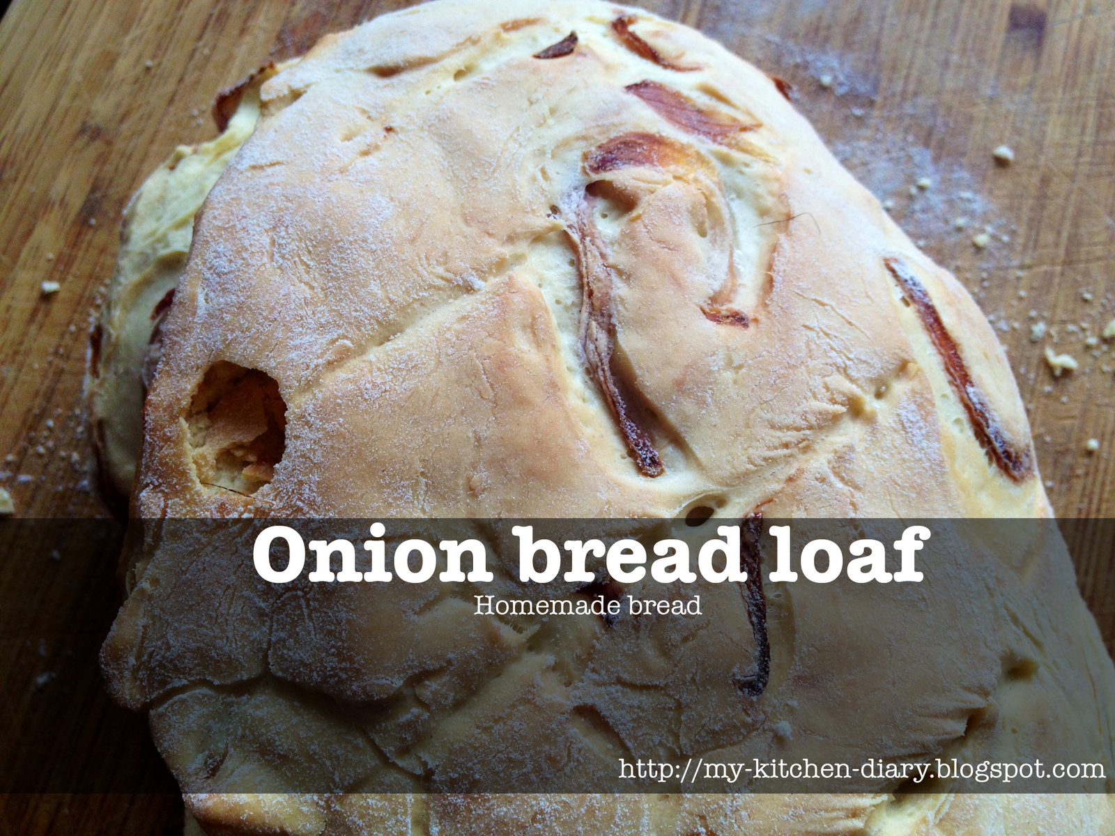 My Kitchen Diary Ψωμί με κρεμμύδια / Onion bread