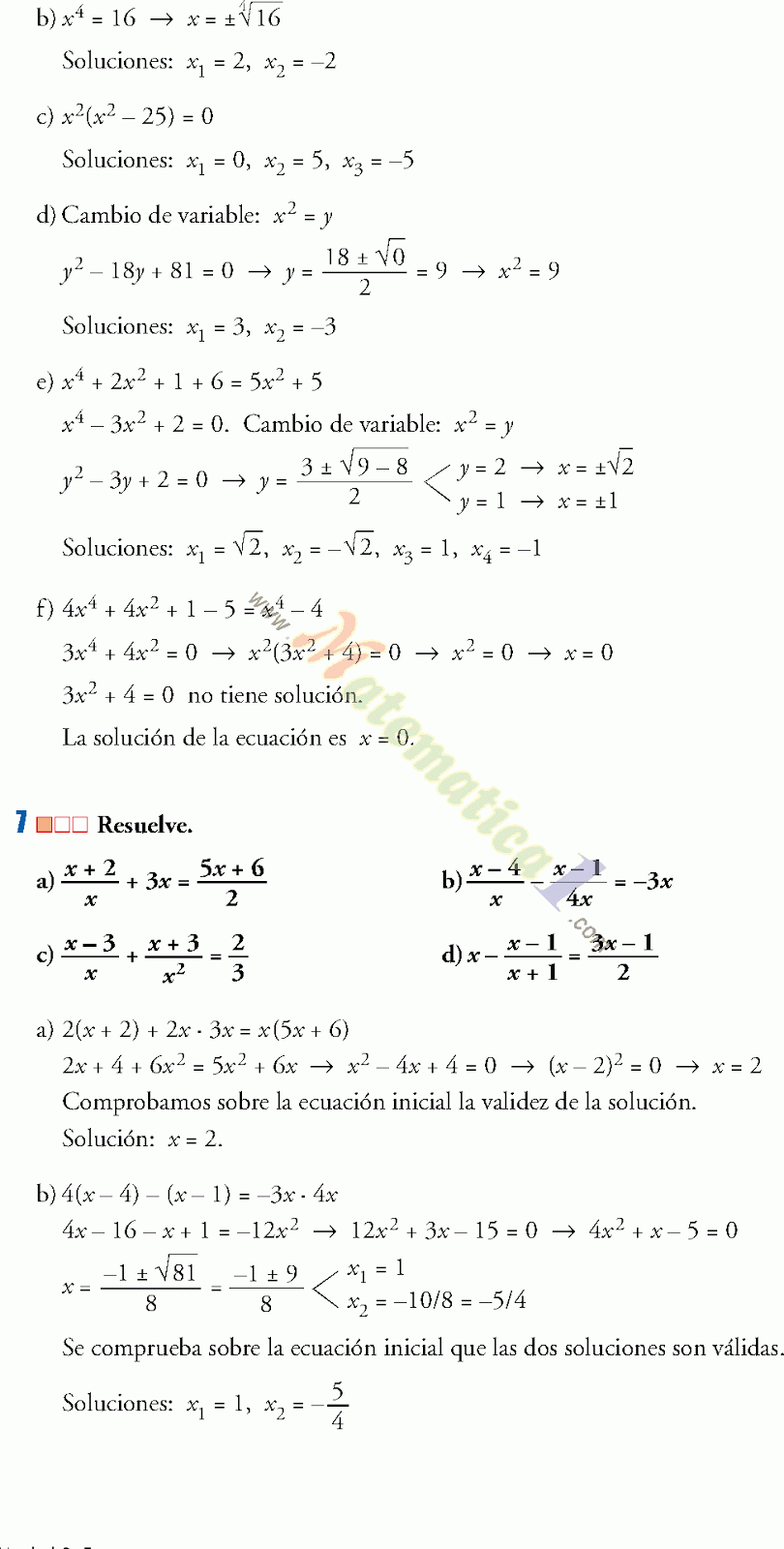 ECUACIONES DE PRIMER Y DE SEGUNDO GRADO , SISTEMAS ...