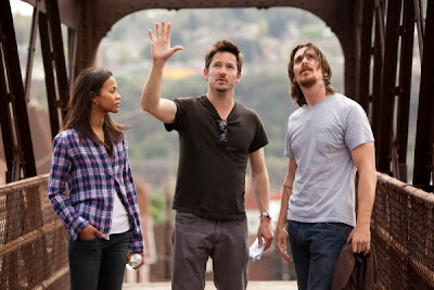 Christian Bale, Zoe Saldana and Director Scott Cooper