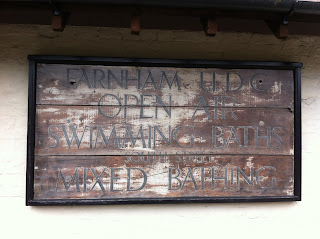 Ghost sign in Farnham, Surrey